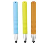 CLISPEED 3pcs Silicone Stylus Pen for Touchscreen Tablets and Phones, Lightweight and Portable Kids Tablet Pen for Drawing and Writing, for School Season Decor