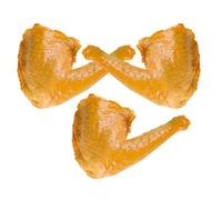 CLISPEED 3pcs Simulation Cooked Duck Legs Realistic PVC Duck Leg Decorations for Role Play Kitchen Displays and Photography Props Versatile Imitated Food Models