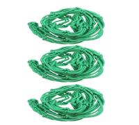 CLISPEED 3pcs Slow Feed Hay Net Goat Hay Feeder Bags Sturdy Heavy-duty Nylon Large Capacity Enhanced Air Circulation Green for Barns and Stalls Suitable for Goats and Rabbits