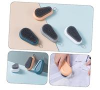 CLISPEED 3Pcs Soft Bristle Laundry Brushes Easy to Hold Shoe and Clothes Scrubbing for Home Cleaning Curtains Tablecloths Shoes Abs Material