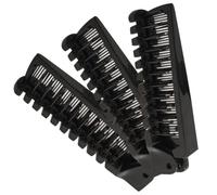 CLISPEED 3pcs Travel Hair Comb Portable Hair Comb Foldable Double Headed Plastic Anti-static Suitable for Wigs and Extensions Classic Style for Travel Front Pocket Carry Boys