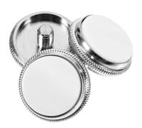 CLISPEED 3pcs Trumpet Button Caps Replacement Valve Finger Buttons Made of Sturdy Zinc Alloy with Long Lifespan for Repairing White Trumpet Accessories