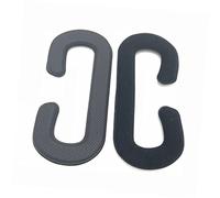 CLISPEED 3pcs VR Face Cushion Cover for Vive Breathable PU Leather Sponge Replacement Pad Thick Soft Interface for Comfortable Long Gaming Sessions Easy to Clean Black Facial Cushion Bundle
