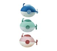 CLISPEED 3pcs Wind-up Submarine Bath, Clockwork Waterproof Bath Set in Blue, Pink and Green, Shower Plaything for Pool and Bathtub Recreation
