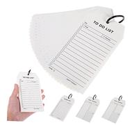 CLISPEED 4 Packs Ring Bound Planner Notepads Do List and Daily Schedule Pads Thick Quality Paper Pages Organize Tasks and Plans for Work Study and Home Use