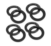 CLISPEED 4 Pairs Car Speaker Spacer Adapter Rings Durable Abs Speaker Mount Bracket for Enhanced Sound Installation
