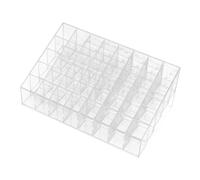 CLISPEED 40-slot Lipstick Display Stand 2pcs Desktop Lipstick Organizer Holder for Household Makeup Storage Delicate Cosmetic Display Rack and Nail Polish