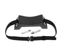 CLISPEED 40l Oxygen Cylinder Wall Mounted Holder with Ratchet and Belt, Abs + Metal Gas Tank Bracket for Secure Support, Easy Installation, for Camper and Small Rooms