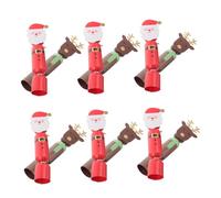 CLISPEED 40Pcs Christmas Wrapping Boxes Set, Paper Reindeer and Santa Candy Treat Boxes for Holiday Party Favors, Small Seasonal Holiday Dinner Decoration Candy Containers