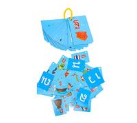 CLISPEED 45Pcs Thai Vocabulary Builder Flash Cards for Early Language Learning Educational Home School Supplies with Illustrated Words for Preschool and Classroom Use