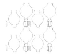 CLISPEED 4pcs Airtight Glass Jar Lock Buckles Stainless Steel Wire Clips for Easy Food Preservation Compatible with Wide Mouth Containers Pantry Jars Effortless Installation Versatile Use