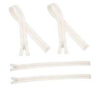 CLISPEED 4pcs Bulk Close End Resin Zippers Invisible Zips for Sewing Clothes Jackets Skirts DIY Crafts