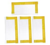 CLISPEED 4pcs Clear PVC Fishing Bait Wraps with Bright Borders Transparent Lure Storage Pouches for Outdoor Fishing Quick Access Lightweight Organizer for Efficient Bait Retrieval