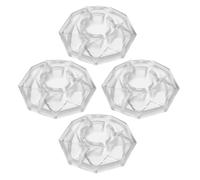 CLISPEED 4Pcs Diamond-Shaped Plastic Pedal Caps for Guitar Effects Footswitch Covers Guitar Pedal Footswitch Protection Caps for Multi Effects Use
