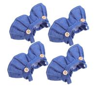 CLISPEED 4pcs Doll Overalls Dress Skirt Outfit for Dolls Cloth Accessories Stylish Wardrobe for Creative Play and Cosplay