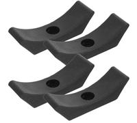 CLISPEED 4pcs Dumbbell Stand Rack Holder in Black Pp Material Protects Dumbbells and Prevents Rolling for Home Gym Fitness Equipment