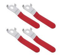 CLISPEED 4pcs Fire Sprinkler Valve Handle Replacement Metal Ball Valve Lever for Water Shut Off Outdoor Faucet Garden Irrigation and Emergency Fire Equipment