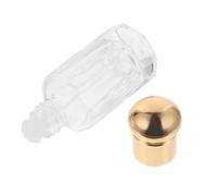 CLISPEED 4pcs Glass Essential Oil Bottle Drop Stick Refillable Empty Bottles for Perfume Travel