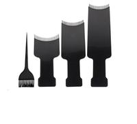 CLISPEED 4pcs Hair Tint Board Hair Dye Brush Flat Comb Board Suits Head Shape Professional Salon Home Use