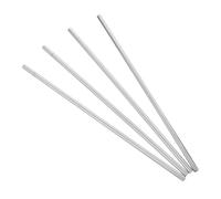 CLISPEED 4pcs Iron Thermal Conductivity Rods 8 Inch Conductive Bars for Heat Transfer Experiments Easy Handling, for DIY Projects and Science Education Labs