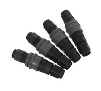 CLISPEED 4pcs Lightweight Pneumatic Push to Connect Fittings with Self Locking Design Quick Connect Air Hose Coupler for Tube Connections Durable and Easy Installation for Pneumatic Tools