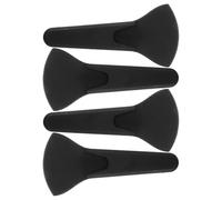 CLISPEED 4pcs Magnetic Fridge Shear Holder Set, Wall Mount Kitchen Scissor Organizer with Magnetic Sleeve, Black Storage Rack for Kitchen Utensils and Fridge Accessories