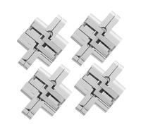 CLISPEED 4pcs Mini Concealed Hinges Zinc Alloy Small Hidden Hinges for Jewelry Boxes Cabinet Doors for DIY Craft Projects and Furniture