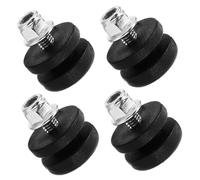 CLISPEED 4pcs Motorcycle Rear Luggage Trunk Base Plate Spacers Quick-release Buckle Plastic Pads for Case Replacement