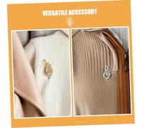 CLISPEED 4pcs Music Note Rhinestone Brooch Alloy Collar Pins for Women Elegant Musical Symbol Jewelry for Suits Scarves Concerts Weddings Birthday Gifts
