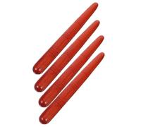 CLISPEED 4Pcs Natural Wood Manual Acupressure Pens for Trigger Point Massage Back Neck Arms Legs Compact Lightweight Creative Massage Sticks for All Skin Types