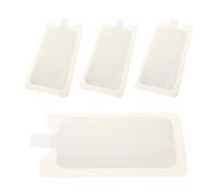 CLISPEED 4pcs Neutral Electrode Sheet for Beauty Device Negative Pad with Burrfree Edges and Easy Installation, Plastic Rounded Electrode for Home and Salon Use, Suitable for Sensitive Skin