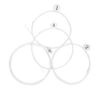 CLISPEED 4Pcs Nylon Ukulele String Replacement Strings for Ukulele Musical Instrument Accessories Practical Nylon Kit