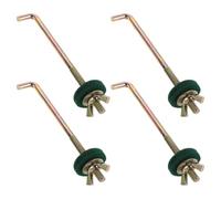 CLISPEED 4pcs Piano Pedal Regulating Screw Metal Felt Construction Noise Reduction for Acoustic Instruments Professional Piano Repair
