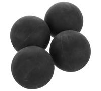 CLISPEED 4pcs Professional Hollow Mini Bounce Balls High Elasticity Rubber Training Balls for Reaction Speed Agility and Hand-eye Coordination Suitable for Adults