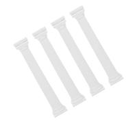CLISPEED 4pcs Roman Column Cake Stands Vintage Plastic Pillars DIY Decoration Support Multiple Layers White Elegant Artistic Wedding Birthday Cake Supplies