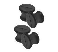 CLISPEED 4Pcs Rubber Tuning Fork Holder with Firm Construction for Yoga and Sound Therapy Travel Ready