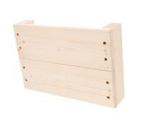 CLISPEED 4pcs Senior Friendly Wooden Step Stool for Elderly Leg Rests for Elevating Leg