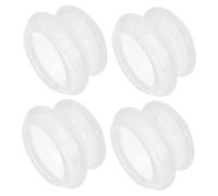 CLISPEED 4pcs Silicone Beauty Jar Vacuum Suction Cupping for Facial Massage Skin Therapy Tool for Face