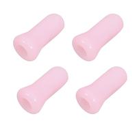 CLISPEED 4pcs Silicone Cupping Cups for Body Massager, Easy to Use Relief Massage Cups Suitable for Back and Human Body, Pink Silicone Vacuum Therapy Set