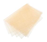 CLISPEED 4pcs Silicone Nesting Liner Pads for Chick and Duckling Brooder Box, Non-slip and Safe Rectangular Bedding Mats, for Small Farms and Birdcage Accessories