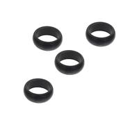 CLISPEED 4pcs Silicone Sports Rings Breathable Finger Cover for Gymnastics Fitness Accessories Ring for Men Wedding Band Exercising Supplies