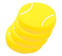 CLISPEED 4pcs Silicone Tennis Racket Vibration Dampener Portable Tennis Shocks Absorbers to Control Yellow Dampers