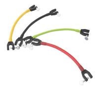 CLISPEED 4pcs Ski Tip Connector Ski Training Aid for Beginners with Speed Control Skiing Support Black Green Red Yellow Winter Sports Accessory