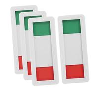 CLISPEED 4Pcs Slide Door Sign for Office and Meeting Rooms Practical Privacy Indicator with Vacant and Use Status Stop Sign for Toilets Hotels Conference Use