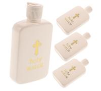 CLISPEED 4pcs Small Holy Water Bottles Portable Containers for Catholic Blessings Festival Use Gift