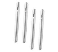 CLISPEED 4pcs Stainless Steel Crumb Sweeper with Convenient Handle Kitchen Counter Scrapers for Restaurant and Home Table Crumb Cleaning