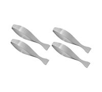 CLISPEED 4pcs Stainless Steel Fish Bone Tweezers Kitchen Tool for Removing Chicken Hair and Pig Hair Household Cooking Accessory Culinary Plucking Instrument