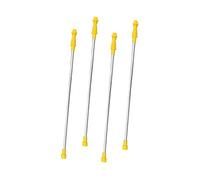 CLISPEED 4Pcs Stainless Steel Long Sprayer Pole with Ergonomic Design and Consistent Spraying Sturdy Plastic and Stainless Steel Material Parts for Garden Sprayer Replacement and Extension