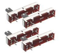 CLISPEED 4pcs Stereo Slide Potentiometer Linear Volume Control for Mixing Consoles Smooth Audio Tuning Tool for Musicians and Sound Engineers