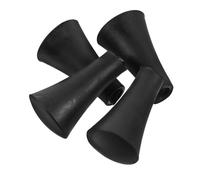 CLISPEED 4pcs Thickened Silicone Rubber Tips for Motorcycle Phone Mounts Anti-slip Vibration-resistant End Caps for Secure Phone Stand Holders Rough Roads